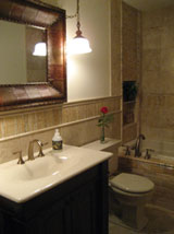 Bathroom remodel - All City Plumbing installed all fixtures